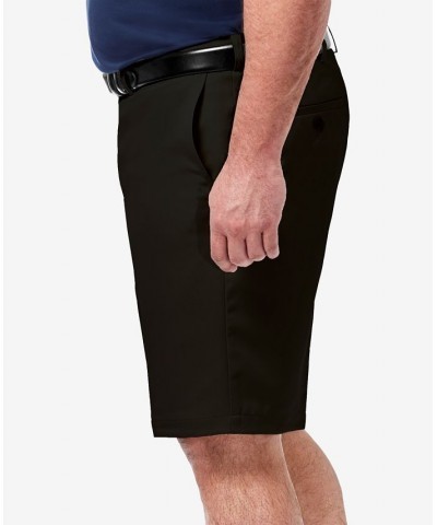 Men's Big & Tall Cool 18 PRO Classic-Fit Stretch Flat-Front 9.5" Shorts Black $22.00 Shorts