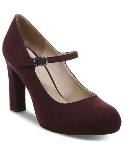 Women's Tresta Mary Jane Pumps Red $27.70 Shoes