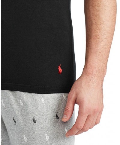 Men's 4D Flex Lux Cotton Crewneck Undershirt 3-Pack Black $33.32 Undershirt
