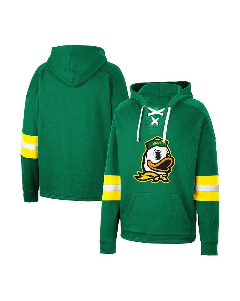 Men's Green Oregon Ducks Lace-Up 4.0 Pullover Hoodie $37.50 Sweatshirt