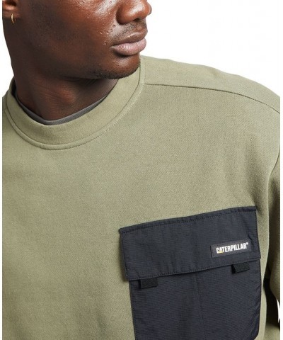 MEN'S UTILITY CREW SWEATSHIRT Green $17.25 Sweatshirt