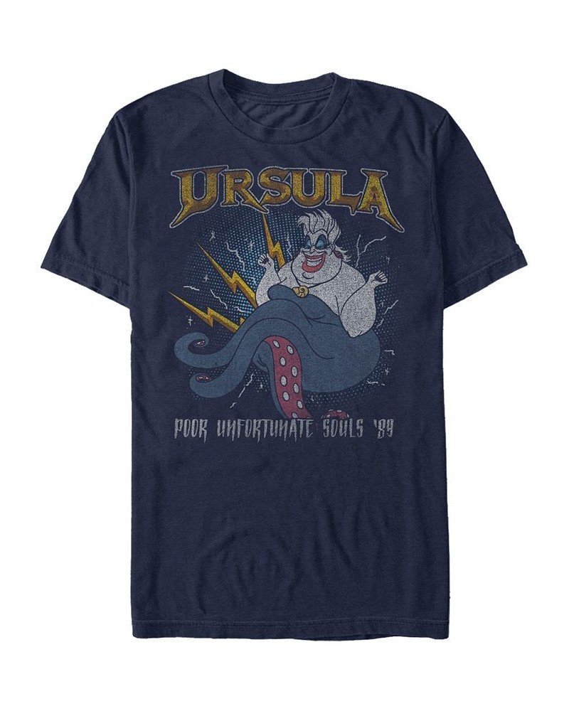 Disney Men's Little Mermaid Ursula Quote Portrait, Short Sleeve T-Shirt Blue $20.64 T-Shirts