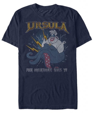 Disney Men's Little Mermaid Ursula Quote Portrait, Short Sleeve T-Shirt Blue $20.64 T-Shirts