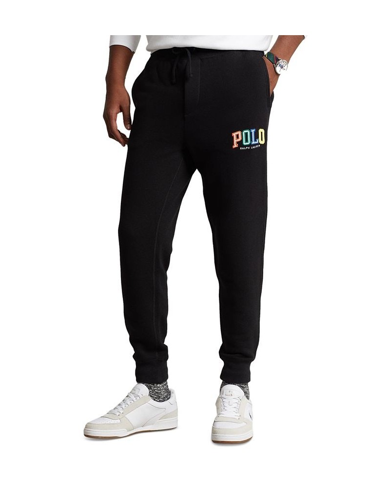 Men's RL Fleece Logo Jogger Pants Black $47.36 Pants