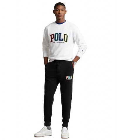 Men's RL Fleece Logo Jogger Pants Black $47.36 Pants