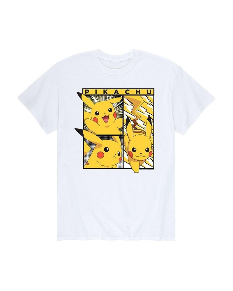 Men's Pokemon Pikachu T-shirt White $15.05 T-Shirts