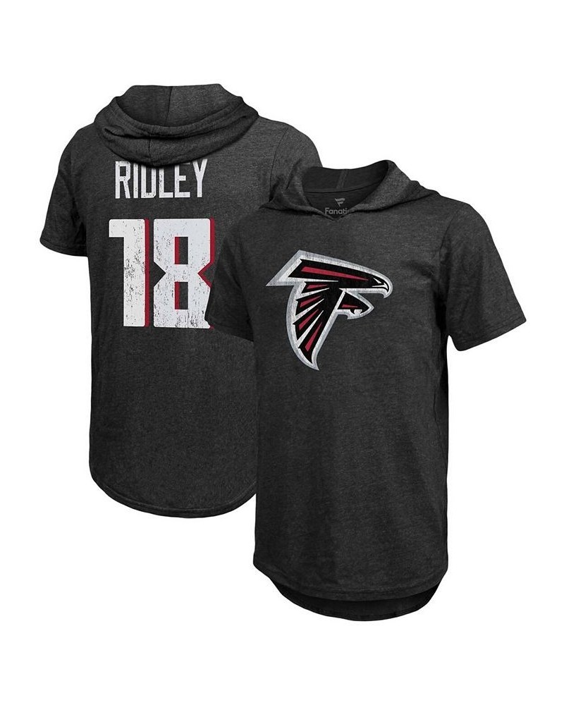 Men's Calvin Ridley Black Atlanta Falcons Player Name Number Tri-Blend Hoodie T-shirt $20.91 T-Shirts