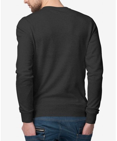 Men's Nature Lover Word Art Crew Neck Sweatshirt Gray $24.00 Sweatshirt