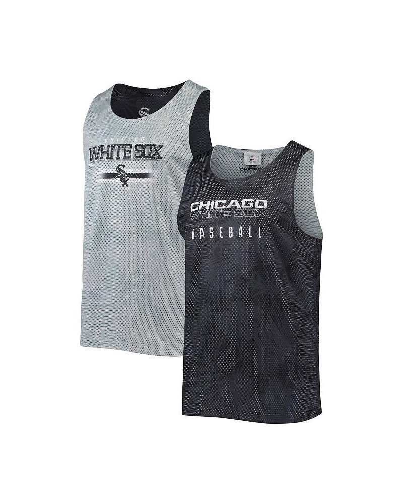 Men's Black Chicago White Sox Floral Reversible Mesh Tank Top $29.49 T-Shirts