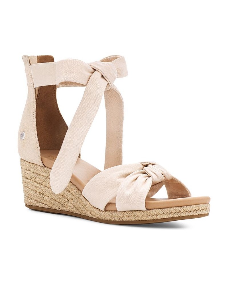 Women's Yarrow Espadrille Wedge Sandals Tan/Beige $53.90 Shoes