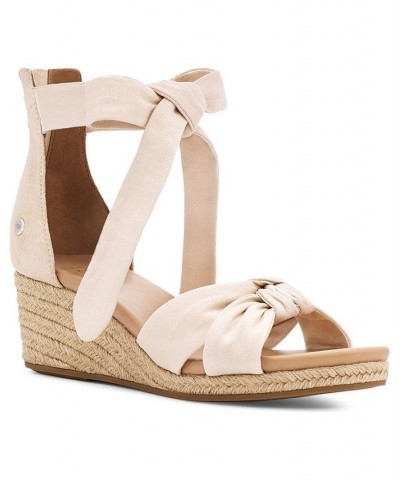 Women's Yarrow Espadrille Wedge Sandals Tan/Beige $53.90 Shoes