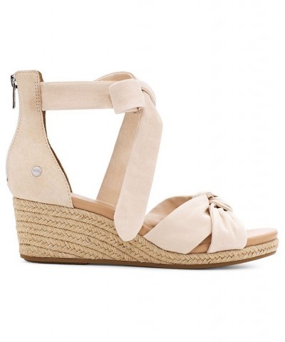 Women's Yarrow Espadrille Wedge Sandals Tan/Beige $53.90 Shoes