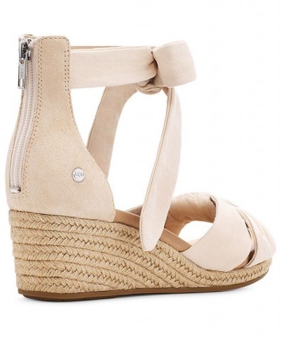 Women's Yarrow Espadrille Wedge Sandals Tan/Beige $53.90 Shoes