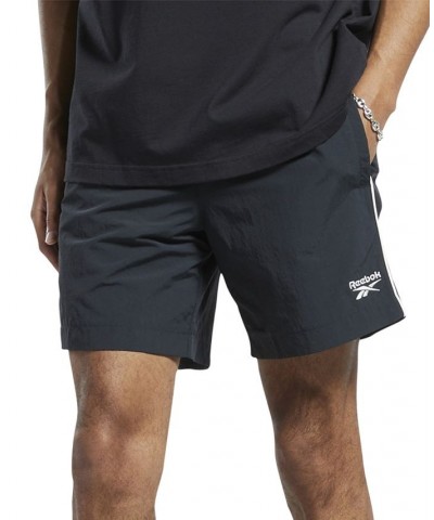 Men's Classics Vector Regular-Fit Drawstring Shorts Black $22.00 Shorts