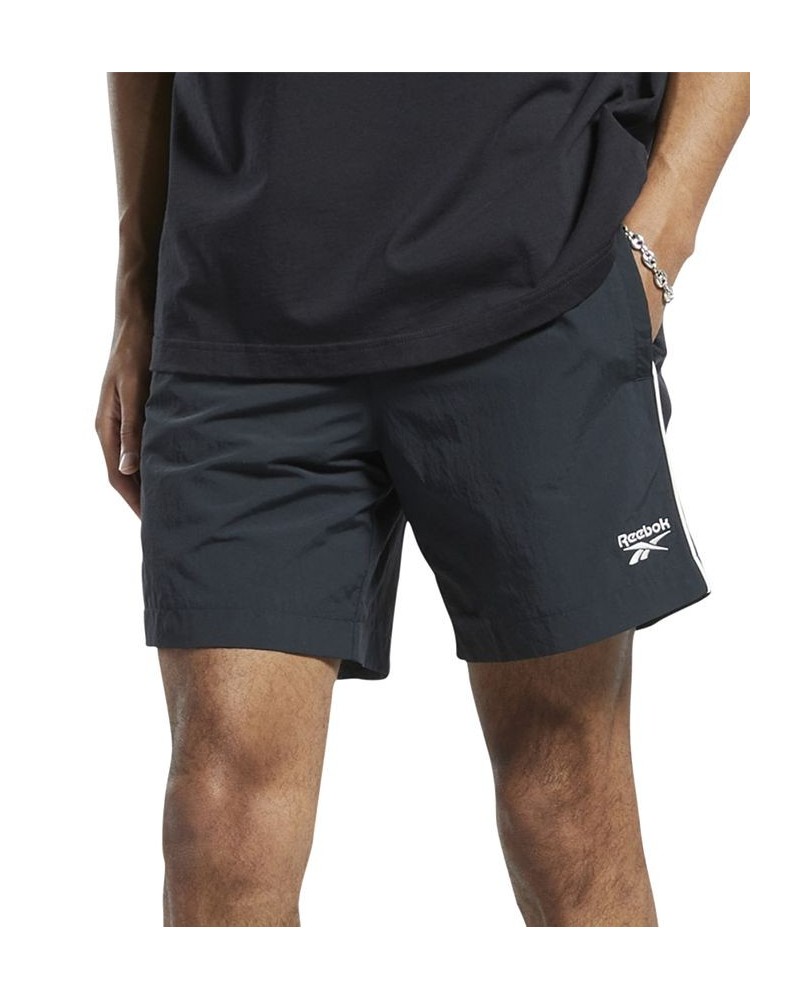 Men's Classics Vector Regular-Fit Drawstring Shorts Black $22.00 Shorts