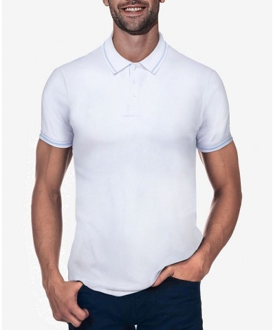 Men's Basic Short Sleeve Rib Polo Shirt PD01 $21.07 Polo Shirts