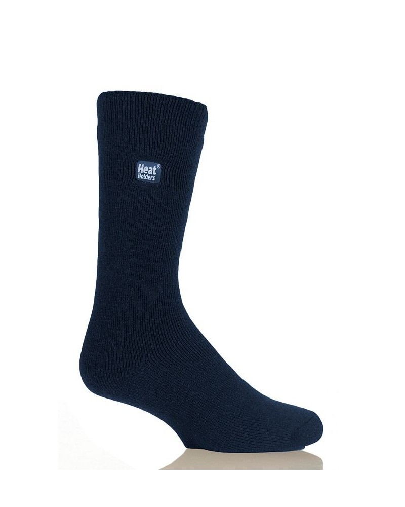 Men's Ultra Lite Solid Thermal Socks Blue $10.00 Socks