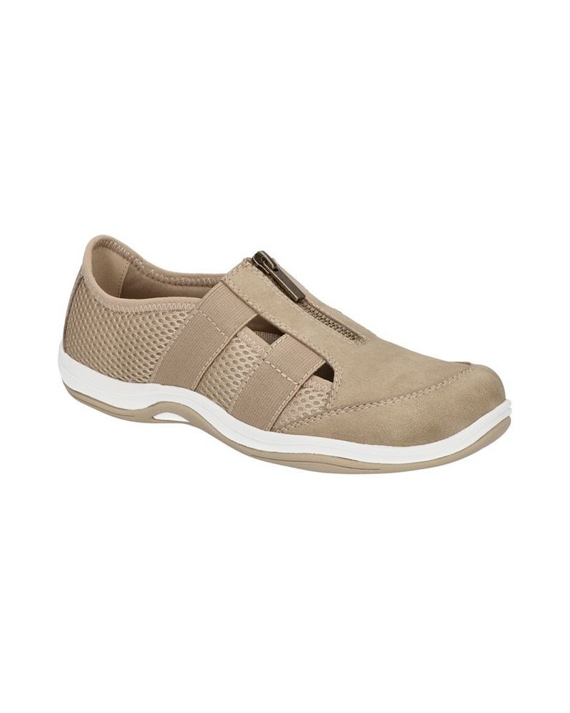 Women's Sport Yareli Flats Tan/Beige $43.35 Shoes