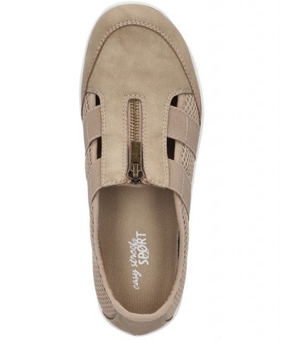 Women's Sport Yareli Flats Tan/Beige $43.35 Shoes