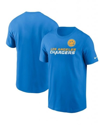 Men's Powder Blue Los Angeles Chargers Hometown Collection Bolts T-shirt $22.79 T-Shirts