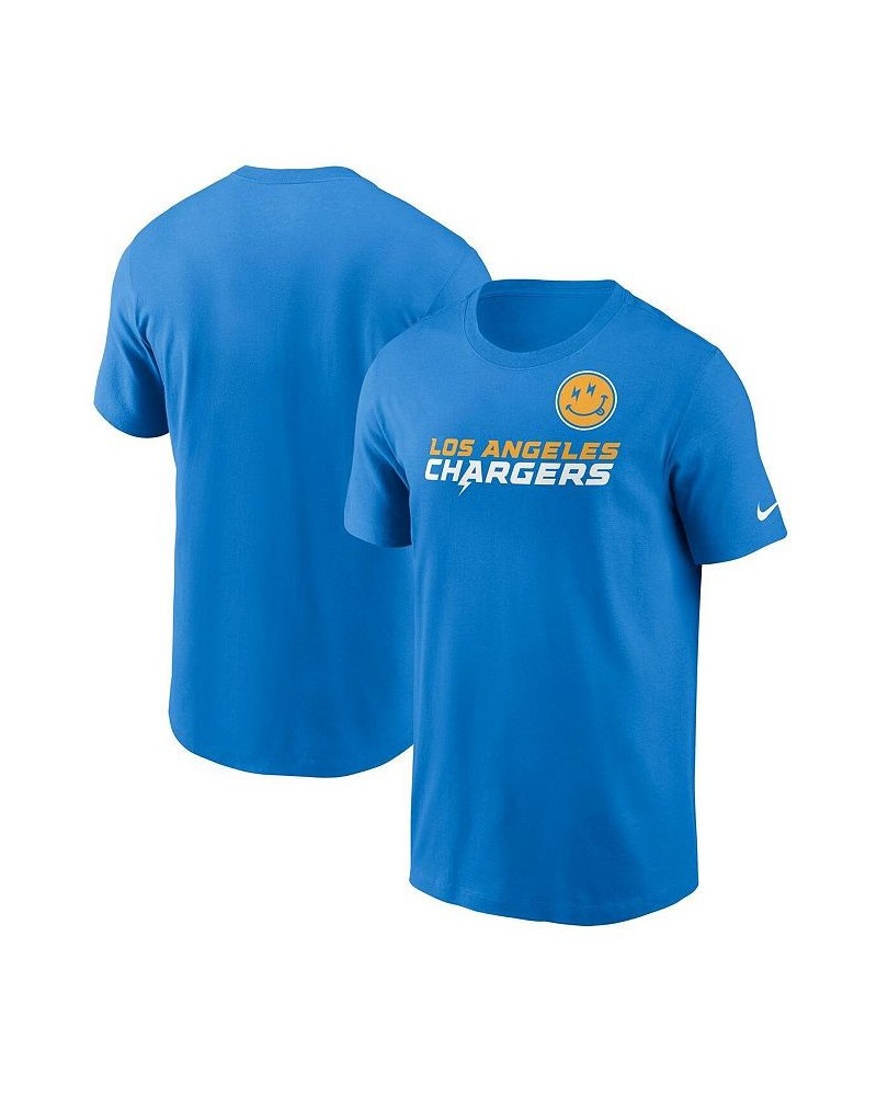 Men's Powder Blue Los Angeles Chargers Hometown Collection Bolts T-shirt $22.79 T-Shirts