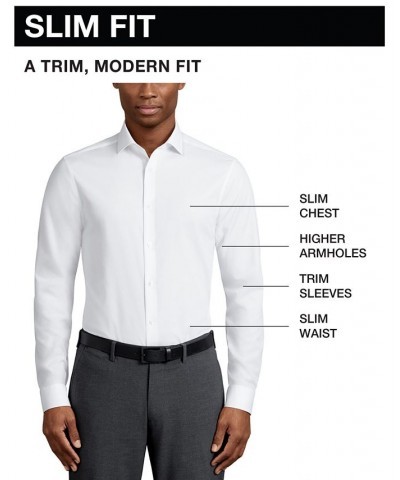 Men's No-Tuck Casual Slim Fit Stretch Dress Shirt PD04 $16.08 Dress Shirts