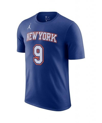 Men's Brand Blue New York Knicks 2020/21 RJ Barrett Statement Name and Number T-shirt $20.51 T-Shirts