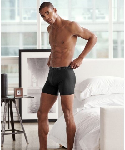 Men's 3-Pk. Classics Microfiber Boxer Briefs PD03 $30.80 Underwear