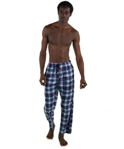 Minky Fleece Pant with Draw String Blue, Red Plaid $21.16 Pajama