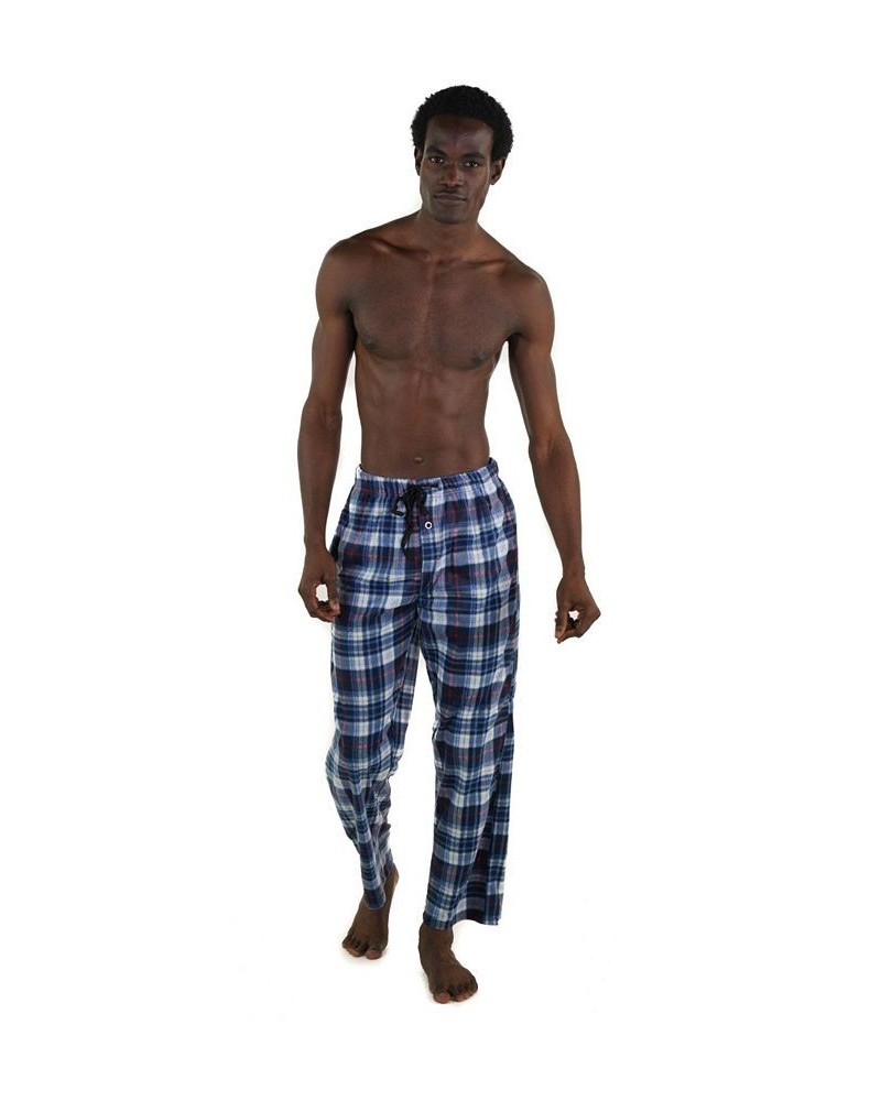 Minky Fleece Pant with Draw String Blue, Red Plaid $21.16 Pajama