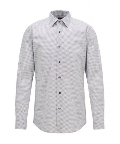 BOSS Men's Slim-Fit Shirt Blue $44.88 Shirts