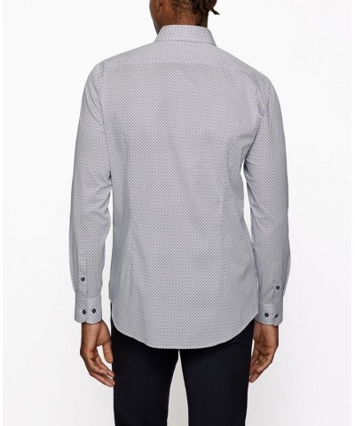 BOSS Men's Slim-Fit Shirt Blue $44.88 Shirts