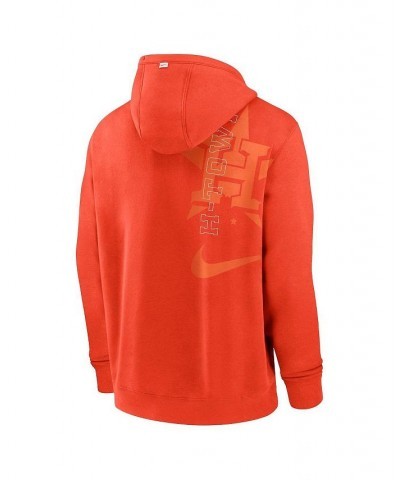 Men's Orange Houston Astros Statement Ball Game Pullover Hoodie $45.10 Sweatshirt