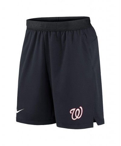 Men's Navy Washington Nationals Authentic Collection Flex Vent Max Performance Shorts $34.30 Shorts