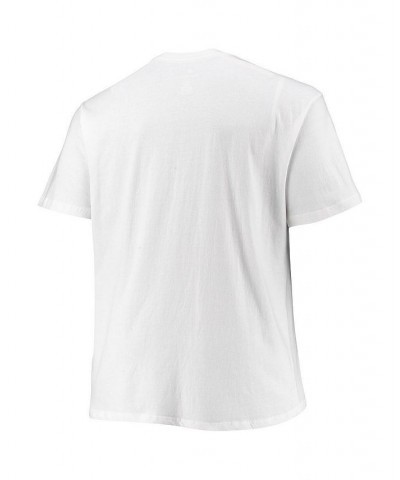 Men's Branded White New England Patriots Big and Tall City Pride T-shirt $15.91 T-Shirts