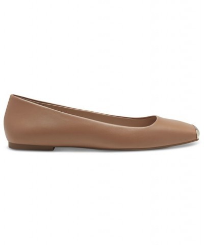 Step N' Flex Women's Neptoon Square-Toe Flats Brown $24.30 Shoes