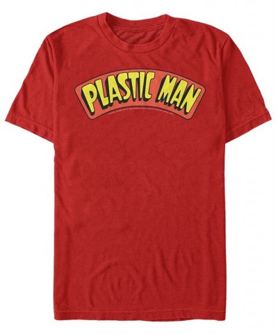 DC Men's Plastic Man Text Logo Short Sleeve T-Shirt $14.35 T-Shirts