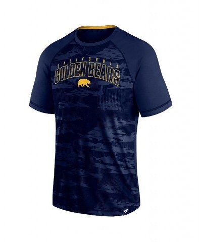 Men's Branded Navy Cal Bears Arch Outline Raglan T-shirt $18.90 T-Shirts