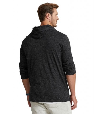 Men's Big & Tall Jersey Hooded T-Shirt White $38.96 T-Shirts