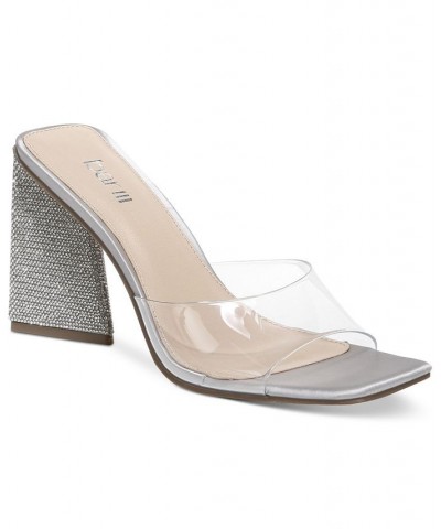Women's Avva Slide Dress Sandals White $30.50 Shoes