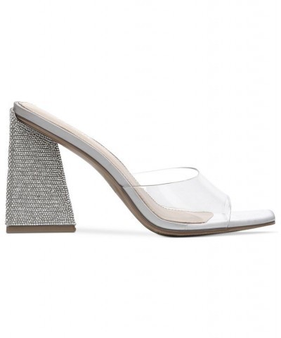 Women's Avva Slide Dress Sandals White $30.50 Shoes