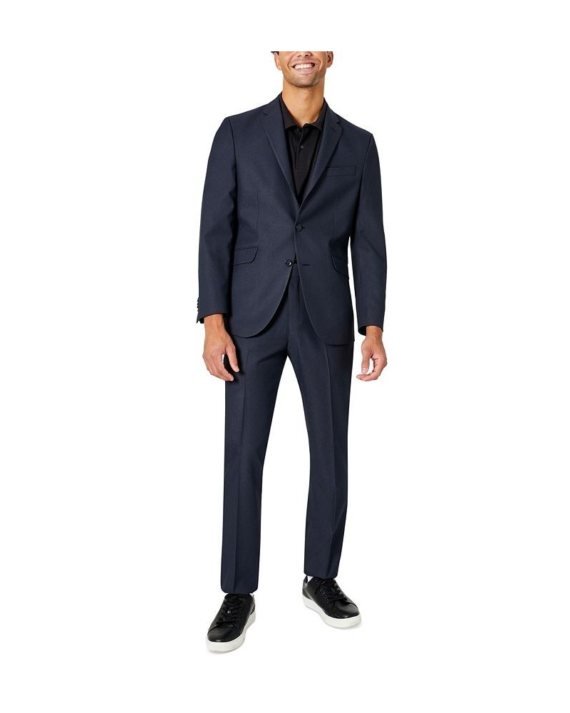 Men's Slim-Fit Ready Flex Stretch Suit Blue $60.80 Suits