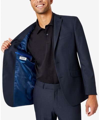 Men's Slim-Fit Ready Flex Stretch Suit Blue $60.80 Suits