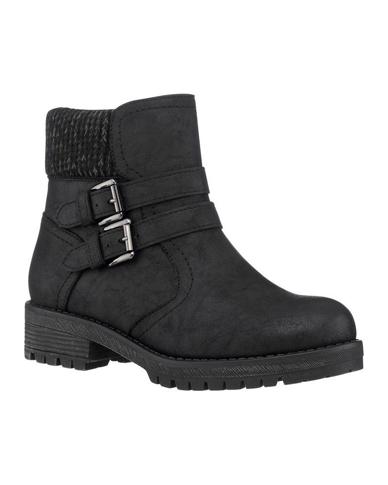 Women's Valli Ankle Bootie Black $45.10 Shoes