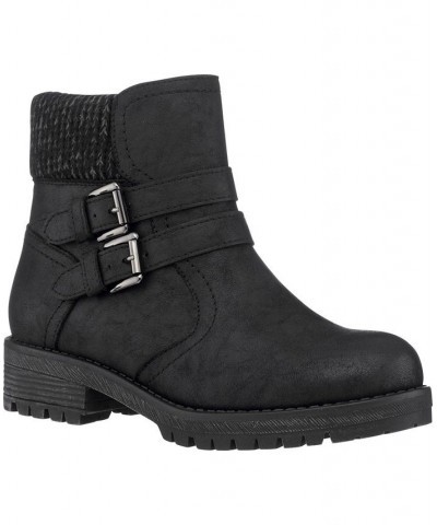 Women's Valli Ankle Bootie Black $45.10 Shoes