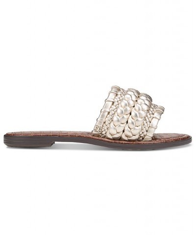 Women's Giada Woven Slide Sandals PD04 $37.40 Shoes