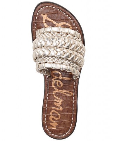 Women's Giada Woven Slide Sandals PD04 $37.40 Shoes