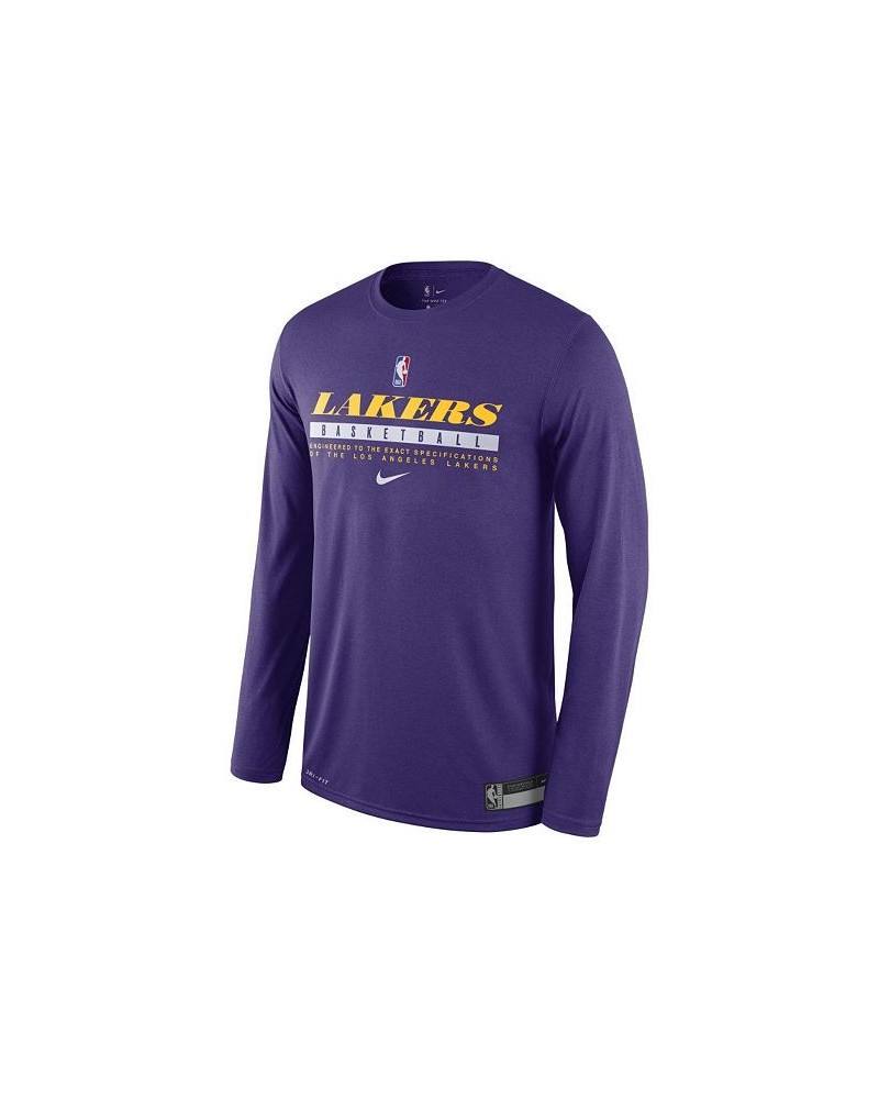 Men's Los Angeles Lakers Practice Long-Sleeve T-Shirt $23.99 T-Shirts