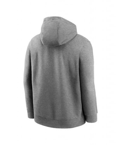 Men's Heathered Gray Seattle Seahawks Rewind Club Fleece Pullover Hoodie $37.40 Sweatshirt