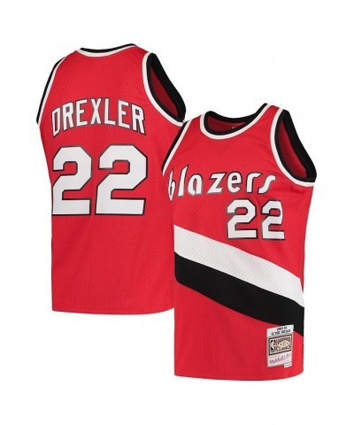 Men's Clyde Drexler Red Portland Trail Blazers Hardwood Classics 1983-84 Swingman Jersey $47.73 Jersey